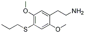 2,5-dimethoxy-4-propylthio-phenethyamine Struktur