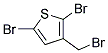 2,5-dibromo-3-bromomethylthiophene Struktur