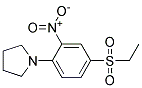 1-[4-(Ethylsulphonyl)-2-nitrophenyl]pyrrolidine Struktur