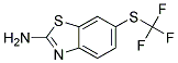 2-Amino-6-(trifluoromethylthio)-1,3-benzothiazole Struktur