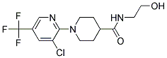 1-[3-Chloro-5-(trifluoromethyl)pyridin-2-yl]-N-(2-hydroxyethyl)piperidine-4-carboxamide Struktur