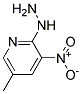 2-Hydrazino-5-methyl-3-nitropyridine Struktur