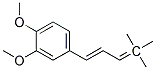 1-(3,4-DIMETHOXYPHENYL)-4,4-DIMETHYL-1,3-PENTANEDIENE Struktur