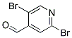 2,5-Dibromopyridine-4-carboxaldehyde Struktur