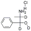 (1R,2S)-(-)-NOREPHEDRINE-D3 HCL 98% Struktur