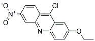 2-ETHOXY-6-NITRO-9-CHLORO-ACRIDINE Struktur