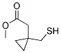 (1-MERCAPTOMETHYL-CYCLOPROPYL)-ACETIC ACID METHYL ESTER Struktur