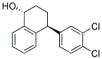 (1R,4S)-4-(3,4-DICHLORO-PHENYL)-1,2,3,4-TETRAHYDRO-NAPHTHALEN-1-OL Struktur