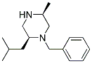 1-BENZYL-2(S)-ISOBUTYL-5(S)METHYL-PIPERAZINE Struktur