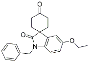 1'-BENZYL-5'-ETHOXYSPIRO[CYCLOHEXANE-1,3-INDOLINE]-4,2'-DIONE Struktur