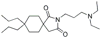 2-(3-DIETHYLAMINO-PROPYL)-8,8-DIPROPYL-2-AZA-SPIRO[4.5]DECANE-1,3-DIONE Struktur