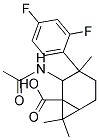 2-ACETYLAMINO-3-(2,4-DIFLUOROPHENYL)CRYLIC ACID Struktur