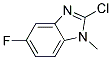 2-CHLORO-5-FLUORO-1-METHYL-1H-BENZOIMIDAZOLE Struktur