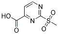 2-METHANESULFONYL-PYRIMIDINE-4-CARBOXYLIC ACID Struktur