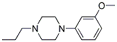 1-Propyl-4-(3-Methoxyphenyl)Piperazine Struktur