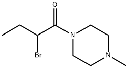 1-(2-Bromobutanoyl)-4-Methylpiperazine Struktur