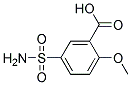 2-Methoxy-5-Sulphomoyl Benzoic Acid Struktur