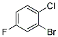 2-Bromo-1-chloro-4-fluorobenzen Struktur