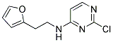 2-chloro-N-(2-furan-2-ylethyl)pyrimidin-4-amine Struktur