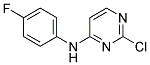 2-chloro-N-(4-fluorophenyl)pyrimidin-4-amine Struktur