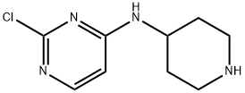 2-chloro-N-piperidin-4-ylpyrimidin-4-amine Struktur