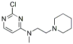 2-chloro-N-methyl-N-(2-piperidin-1-ylethyl)pyrimidin-4-amine Struktur