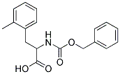 2-{[(benzyloxy)carbonyl]amino}-3-(2-methylphenyl)propanoic acid Struktur