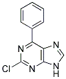 2-chloro-6-phenyl-9H-purine Struktur