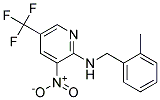 (2-Methyl-benzyl)-(3-nitro-5-trifluoromethyl-pyridin-2-yl)-amine Struktur