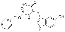 2-{[(benzyloxy)carbonyl]amino}-3-(5-hydroxy-1H-indol-3-yl)propanoic acid Struktur