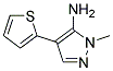 1-methyl-4-(2-thienyl)-1H-pyrazol-5-amine Struktur