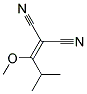 (1-methoxy-2-methylpropylidene)propanedinitrile Struktur