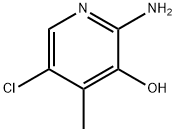 2-AMINO-5-CHLORO-3-HYDROXY-4-PICOLINE Struktur