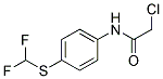 2-CHLORO-N-{4-[(DIFLUOROMETHYL)THIO]PHENYL}ACETAMIDE Struktur