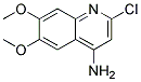 2-CHLORO-4-AMINO-6,7-DIMETHOXYQUINOLINE Struktur