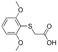 (2,6-DIMETHOXYPHENYLTHIO)ACETICACID Struktur