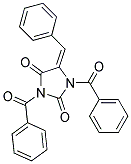 1,3-DIBENZOYL-5-BENZYLIDENE-2,4-IMIDAZOLIDINEDIONE Struktur