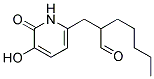 2-((5-HYDROXY-6-OXO-1,6-DIHYDRO-2-PYRIDYL)METHYL)HEPTANAL Struktur