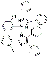 2,2'-BIS(O-CHLOROPHENYL)-4,4',5,5'-TETRAPHENYL-1,2'-BIIMIDAZOLE Struktur