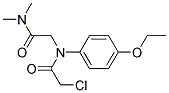 2-CHLORO-N-((DIMETHYLCARBAMOYL)METHYL)-N-(P-ETHOXYPHENYL)ACETAMIDE Struktur