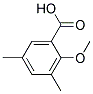 2-METHOXY-3,5-DIMETHYLBENZOICACID Struktur