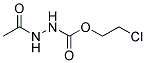 2-CHLOROETHYL3-ACETYLCARBAZATE Struktur