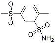 2-METHYL-5-MESYLBENZENESULFONAMIDE Struktur