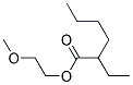 2-METHOXYETHYL2-ETHYLHEXANOATE Struktur