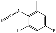 2-Bromo-4-fluoro-6-methylphenylisothiocyanate Struktur