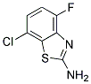 2-Amino-7-chloro-4-fluorobenzothiazole Struktur