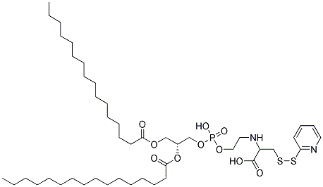 1,2-DIPALMITOYL-SN-GLYCERO-3-PHOSPHOETHANOLAMINE-N-[3-(2-PYRIDYLDITHIO)PROPIONATE] Struktur