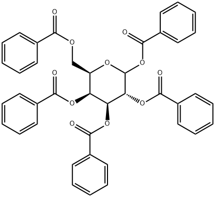 1,2,3,4,6-PENTA-O-BENZOYL-D-GALACTOPYRANOSIDE Struktur