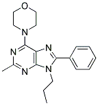 2-METHYL-6-MORPHOLINO-8-PHENYL-9-PROPYL-9H-PURINE Struktur