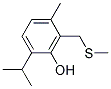 2-ISOPROPYL-5-METHYL-6-(METHYLTHIOMETHYL)PHENOL Struktur